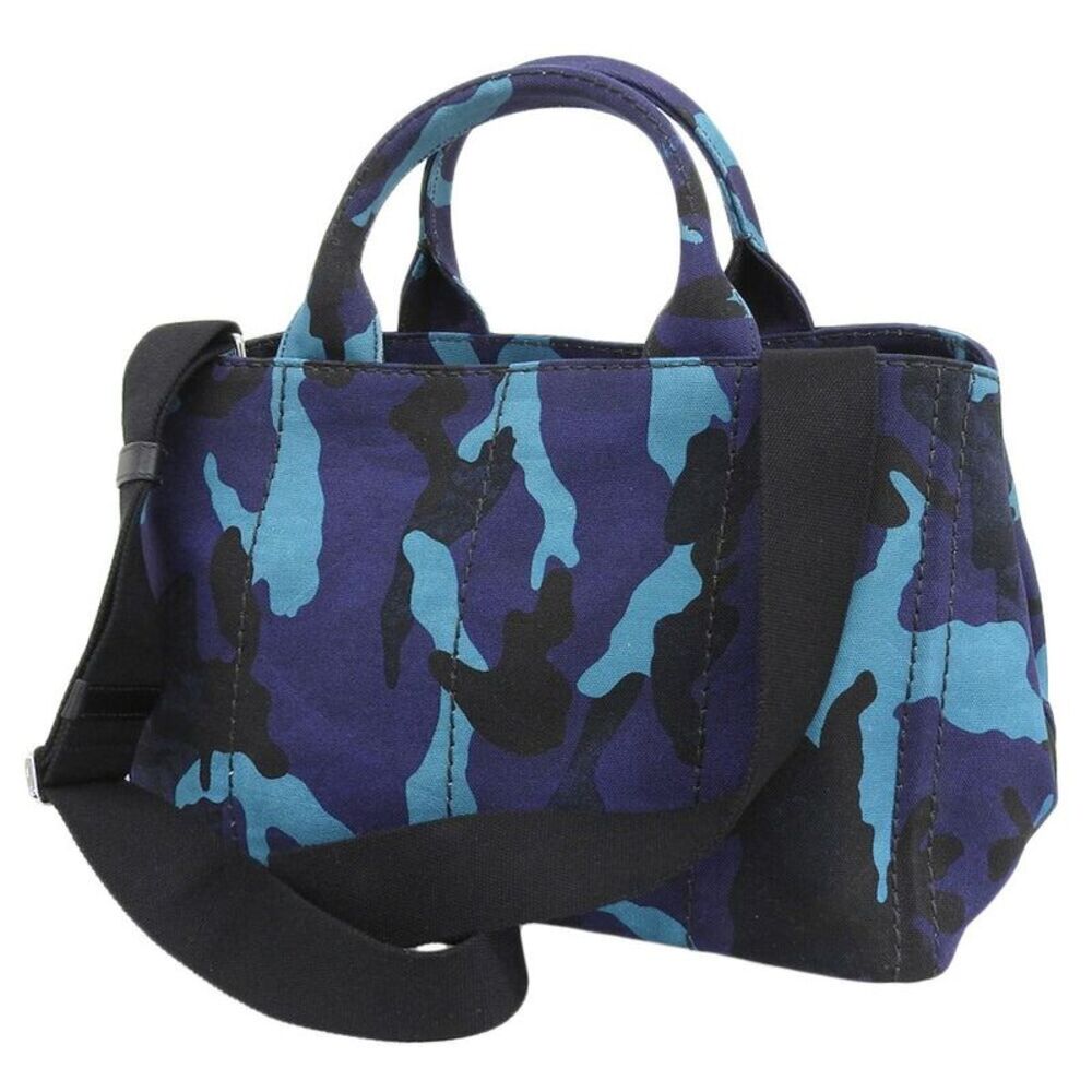 Prada Canvas Canapa Tote Bag - Picture 2 of 6
